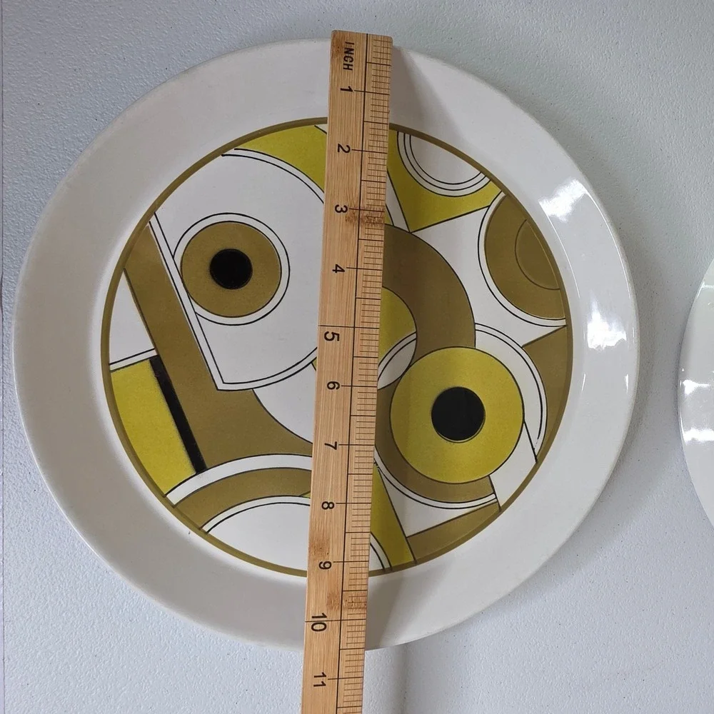 Vintage MCM Mikasa Style House Ironstone Dinner Plates Set of 4 Montego D9451